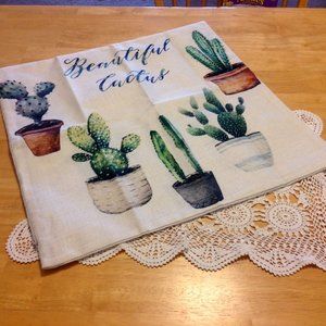 Pillow Cover - Cacti / Cactus Theme Accent Decor